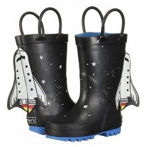 NEW! Carter’s Rain Boots 4-D Space Rocket Shoes size 4